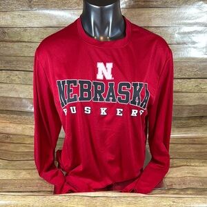 Nebraska Huskers Red Long Sleeve Shirt